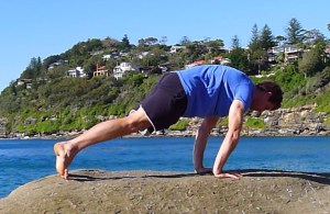 Cat Stretch Plank - Pop-Up Push-Up Halfway Position